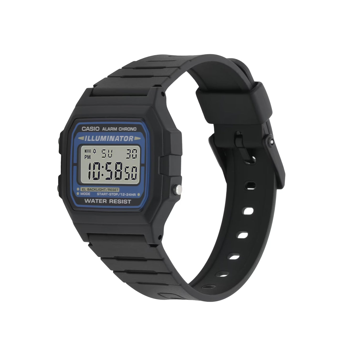 CASIO F105W-1A F-105W-1A BLACK DIGITAL WATCH