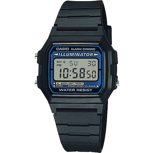 CASIO F105W-1A F-105W-1A BLACK DIGITAL WATCH