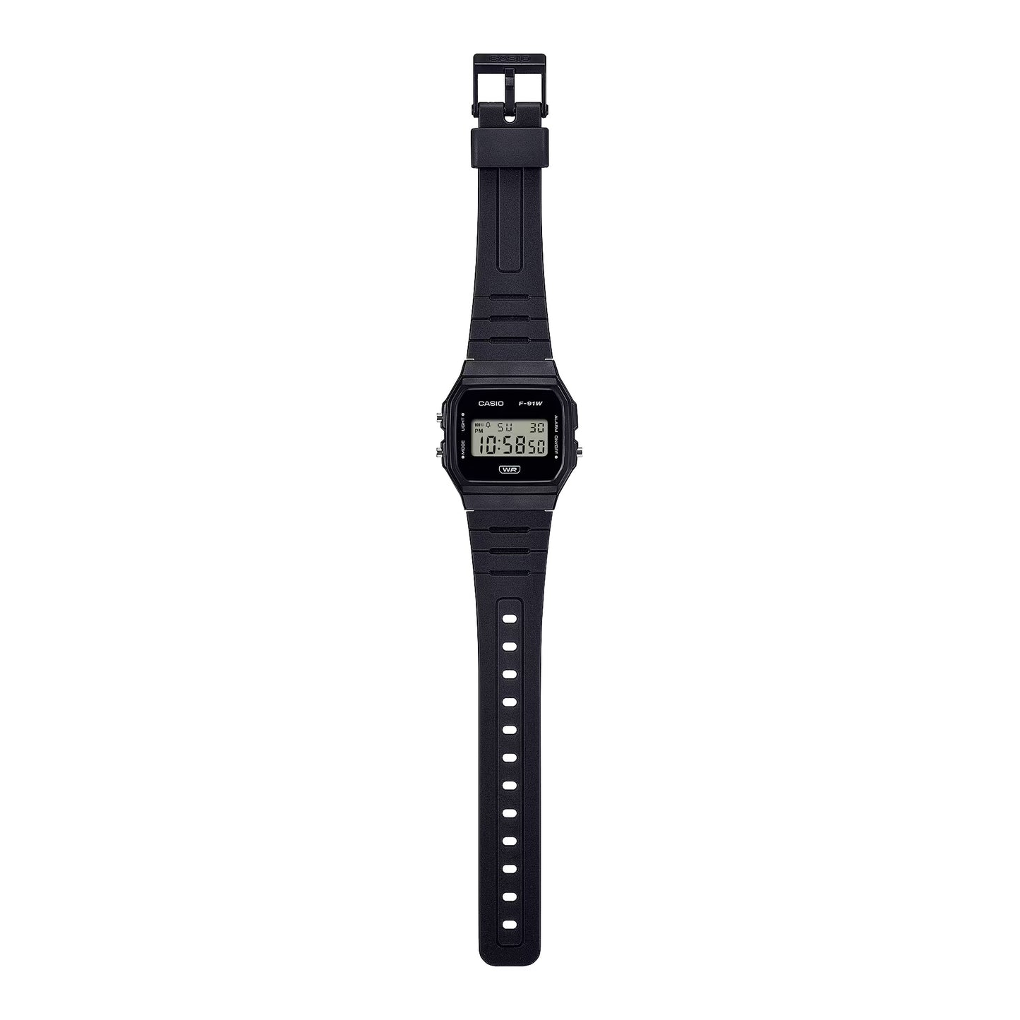 CASIO F91WB-1A F-91WB-1A BLACK DIGITAL WATCH