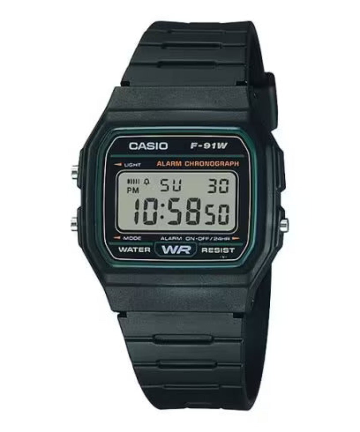 Casio F91w 3 F91 Black Digital Watch