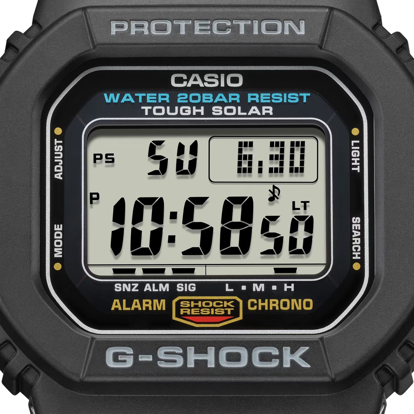 CASIO G-SHOCK G-5600UE-1 SOLAR DIGITAL WATCH