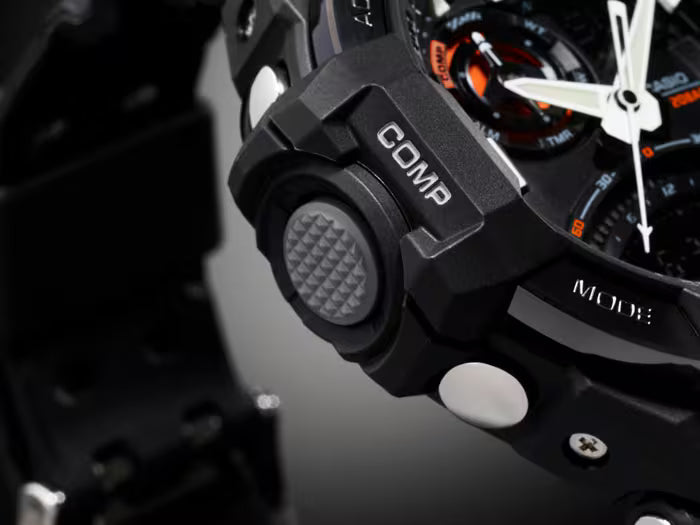 CASIO G-SHOCK GA-1000-1A GRAVITYMASTER BLACK A/D MEN'S WATCH