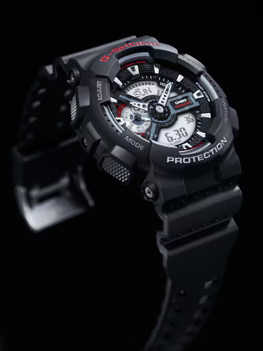 CASIO G-SHOCK GA-110-1A BLACK A/D MEN'S WATCH