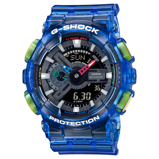 CASIO G-SHOCK GA-110JT-2A TRANSLUCENT BLUE A/D WATCH