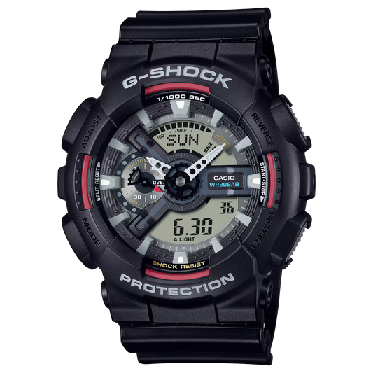 CASIO G-SHOCK GA-110RL-1A "ORIGIN" BLACK A/D MEN'S WATCH