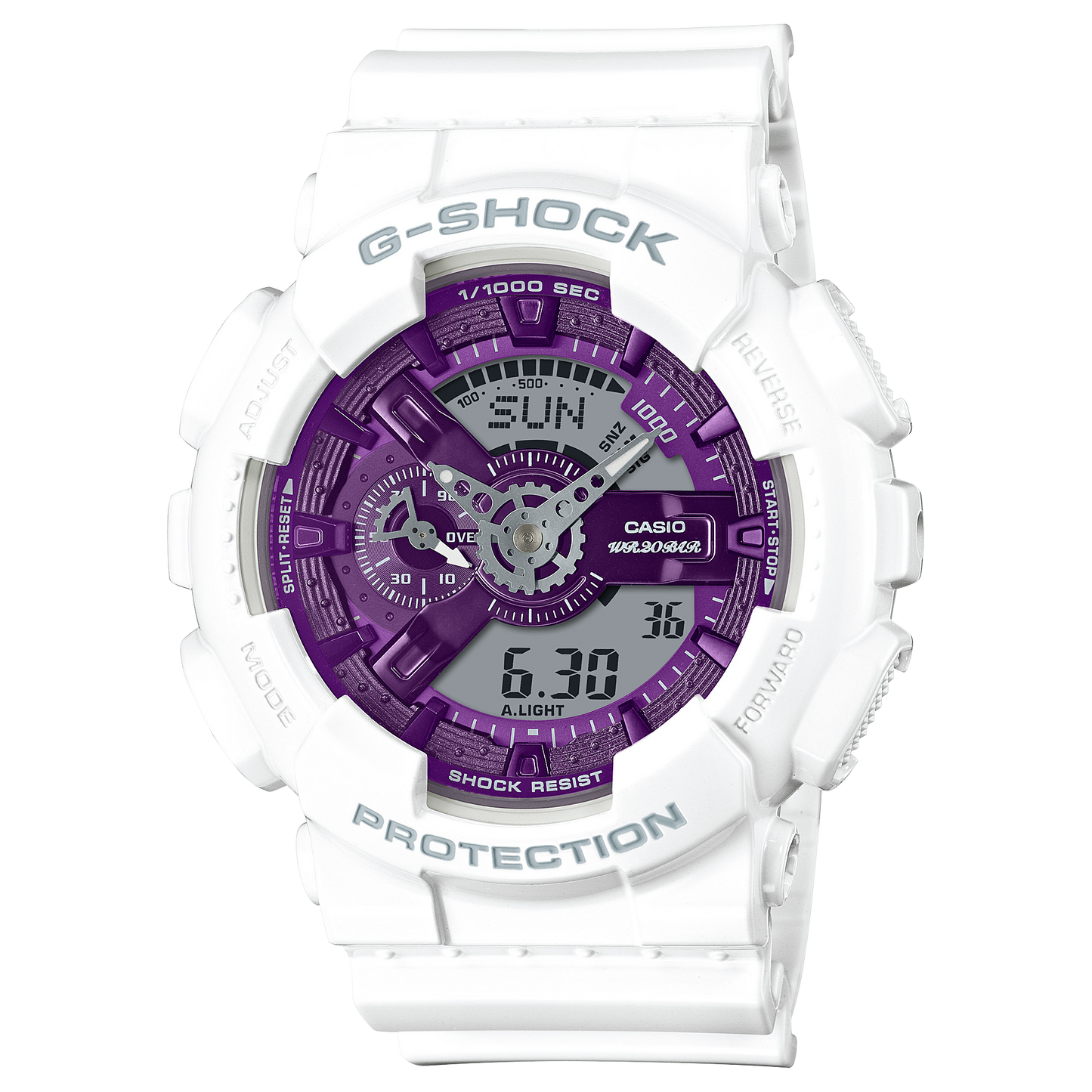 CASIO G-SHOCK GA-110WS-7A PURPLE DIAL SEASONAL COLLECTION MEN'S WATCH