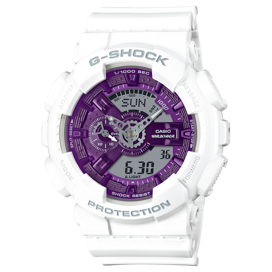 CASIO G-SHOCK GA-110WS-7A PURPLE DIAL SEASONAL COLLECTION MEN'S WATCH