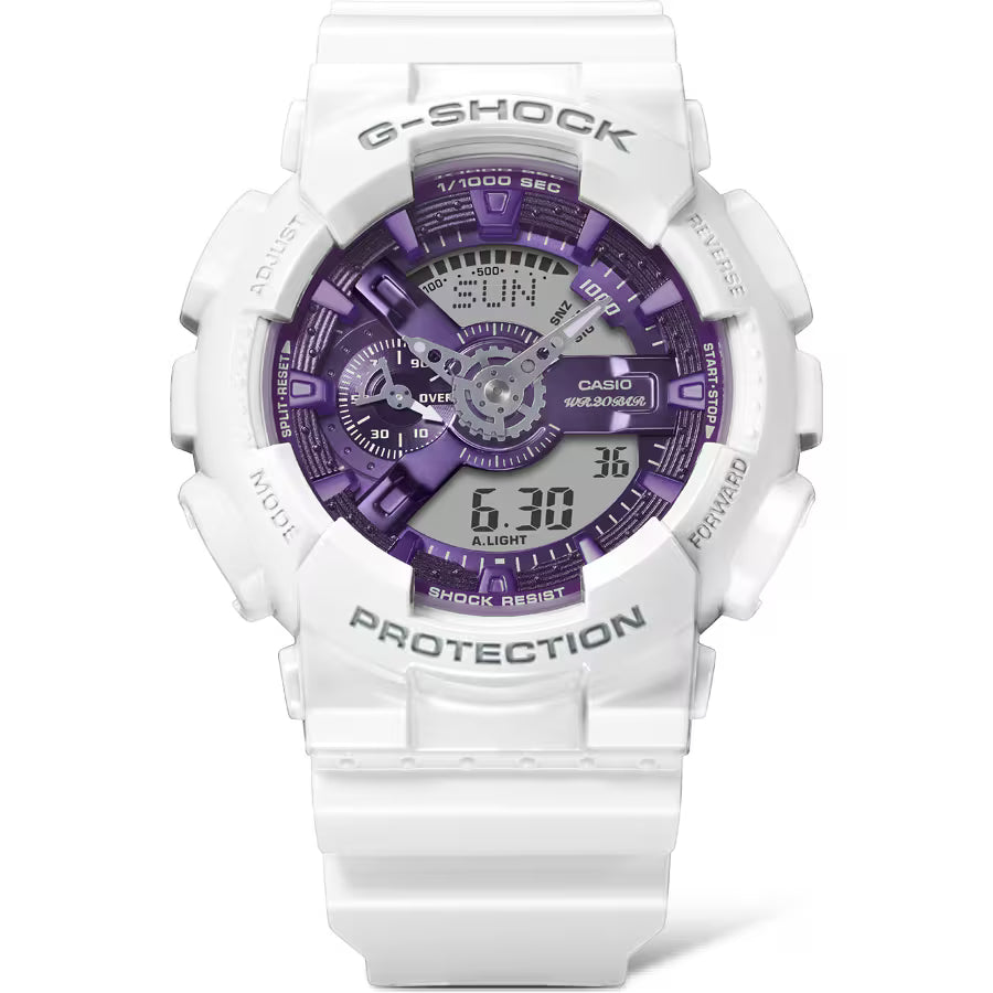 CASIO G-SHOCK GA-110WS-7A PURPLE DIAL SEASONAL COLLECTION MEN'S WATCH
