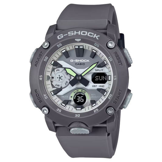 CASIO G-SHOCK GA-2000HD-8A HIDDEN GLOW DIGITAL/ANALOG WATCH