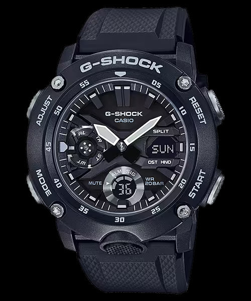 CASIO G-SHOCK GA-2000S-1A DIGITAL/ANALOG WATCH
