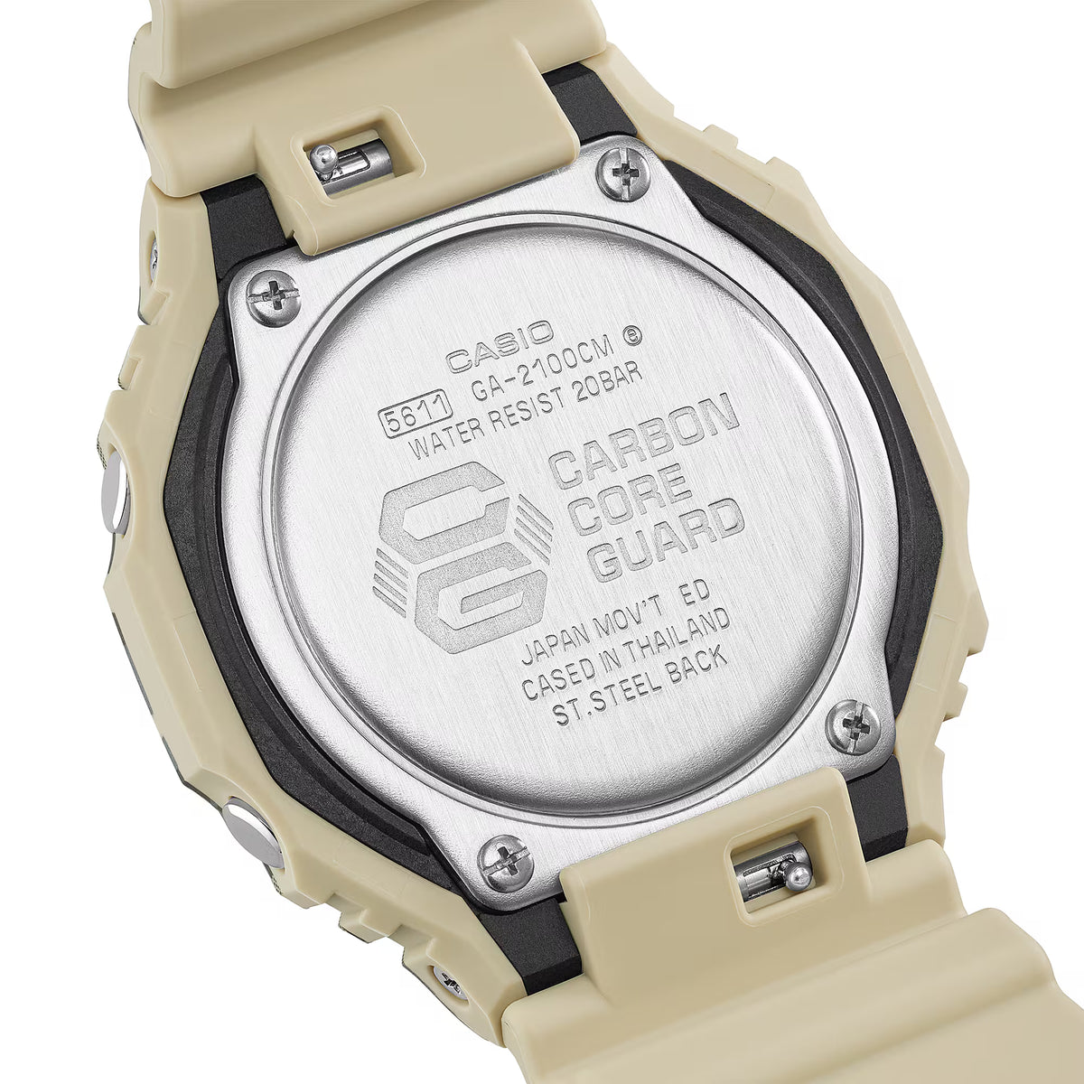 CASIO G-SHOCK GA-2100CM-5A CAMOUFLAGE BLACK DIAL A/D WATCH