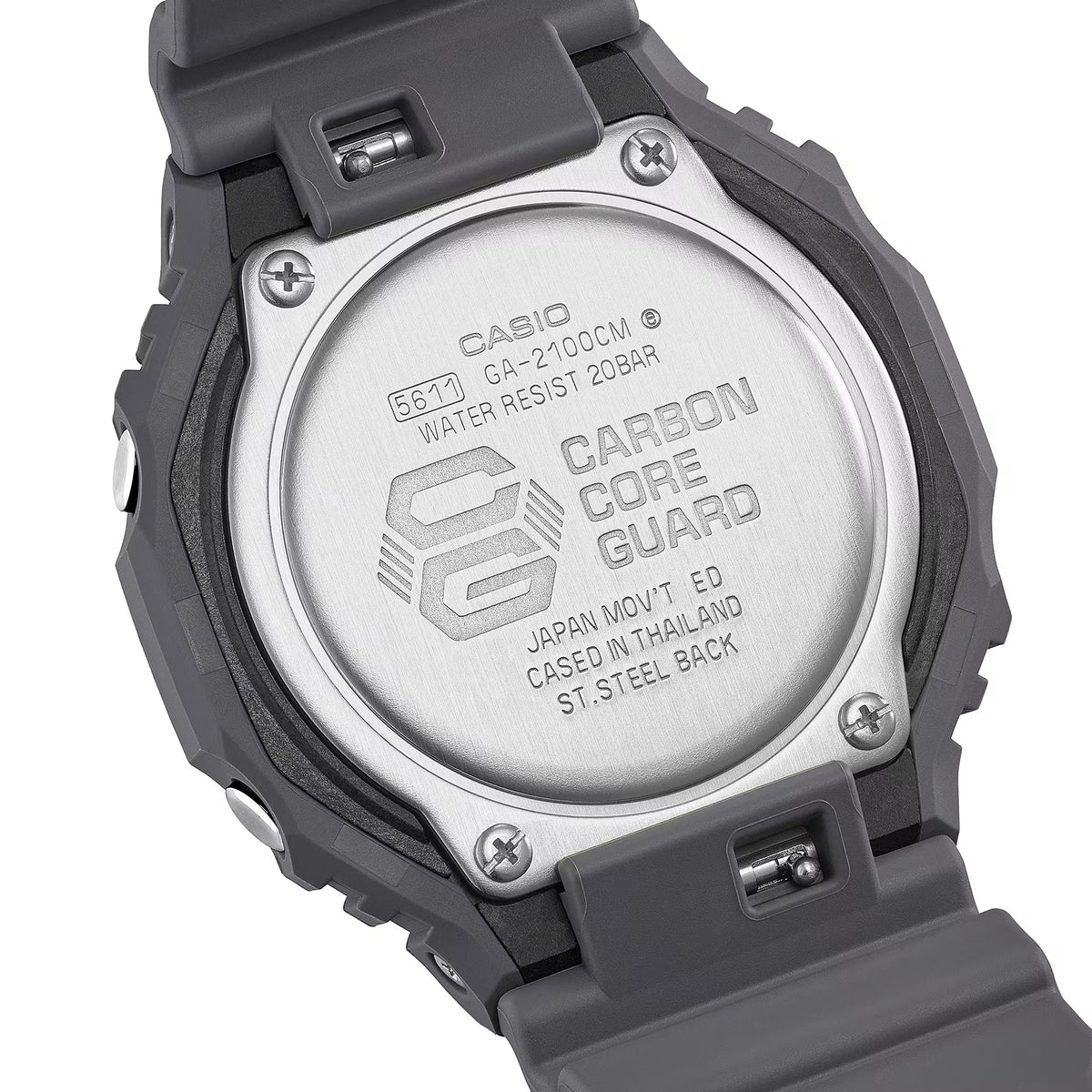 CASIO G-SHOCK GA-2100CM-8A CAMOUFLAGE BLACK DIAL A/D WATCH