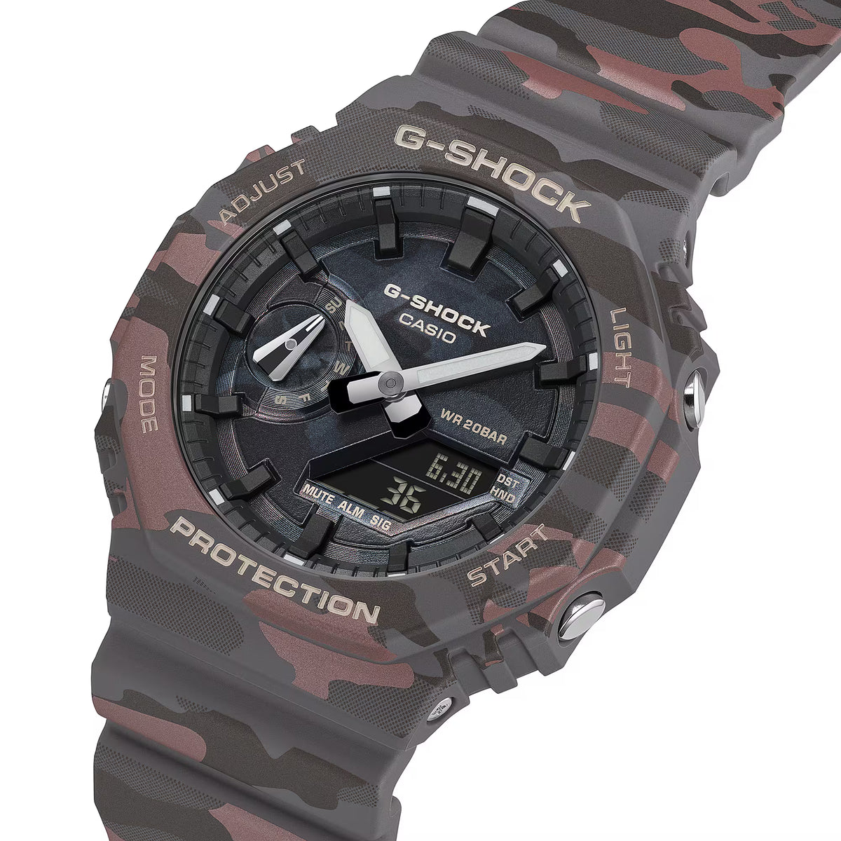 CASIO G-SHOCK GA-2100CMD-8A CAMOUFLAGE CAMO DIAL A/D WATCH