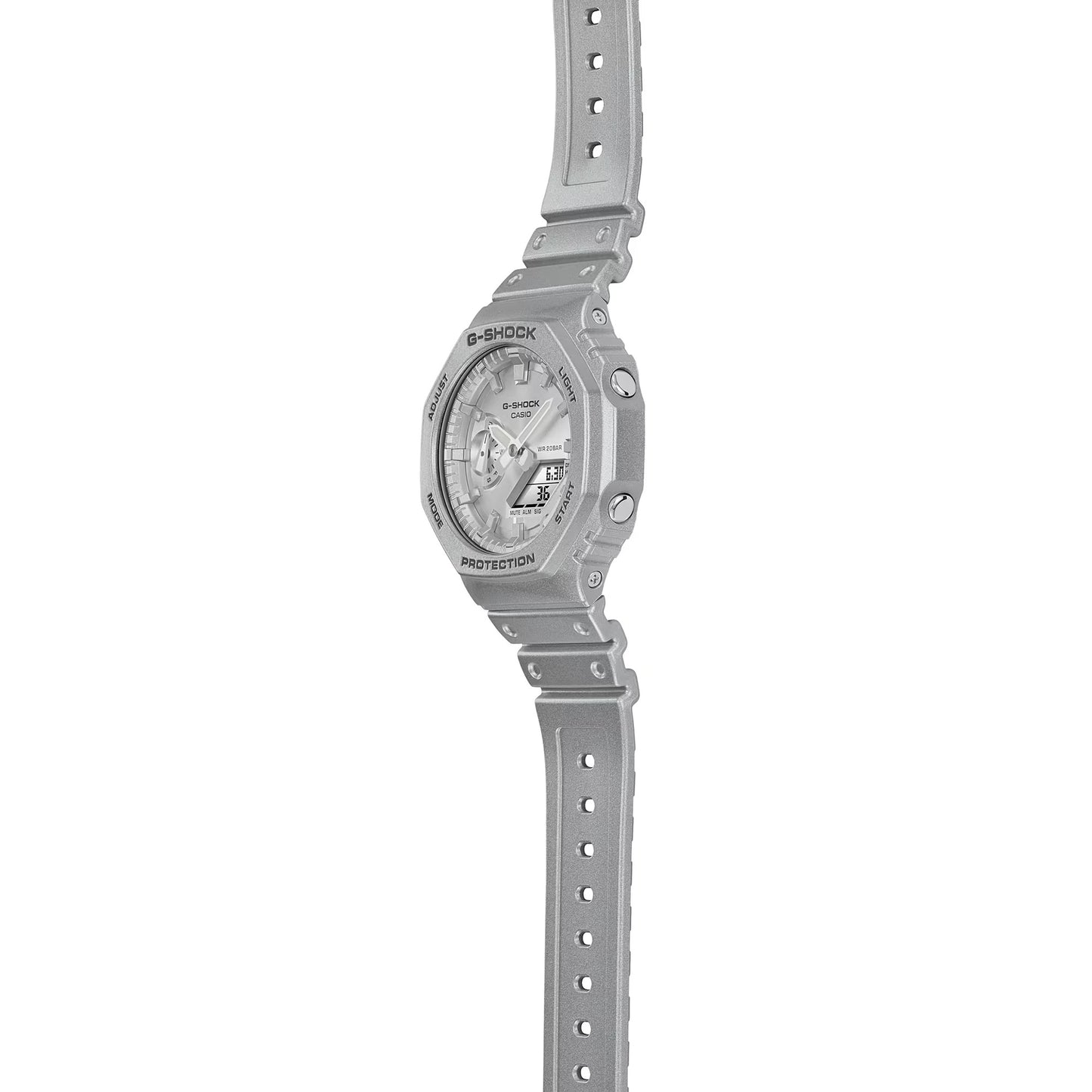 CASIO G-SHOCK GA-2100FF-8A "CASIOAK" SILVER A/D WATCH