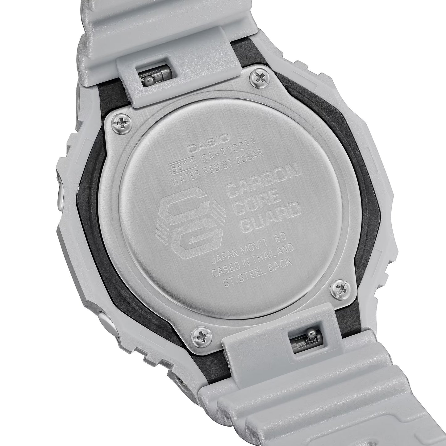 CASIO G-SHOCK GA-2100FF-8A "CASIOAK" SILVER A/D WATCH