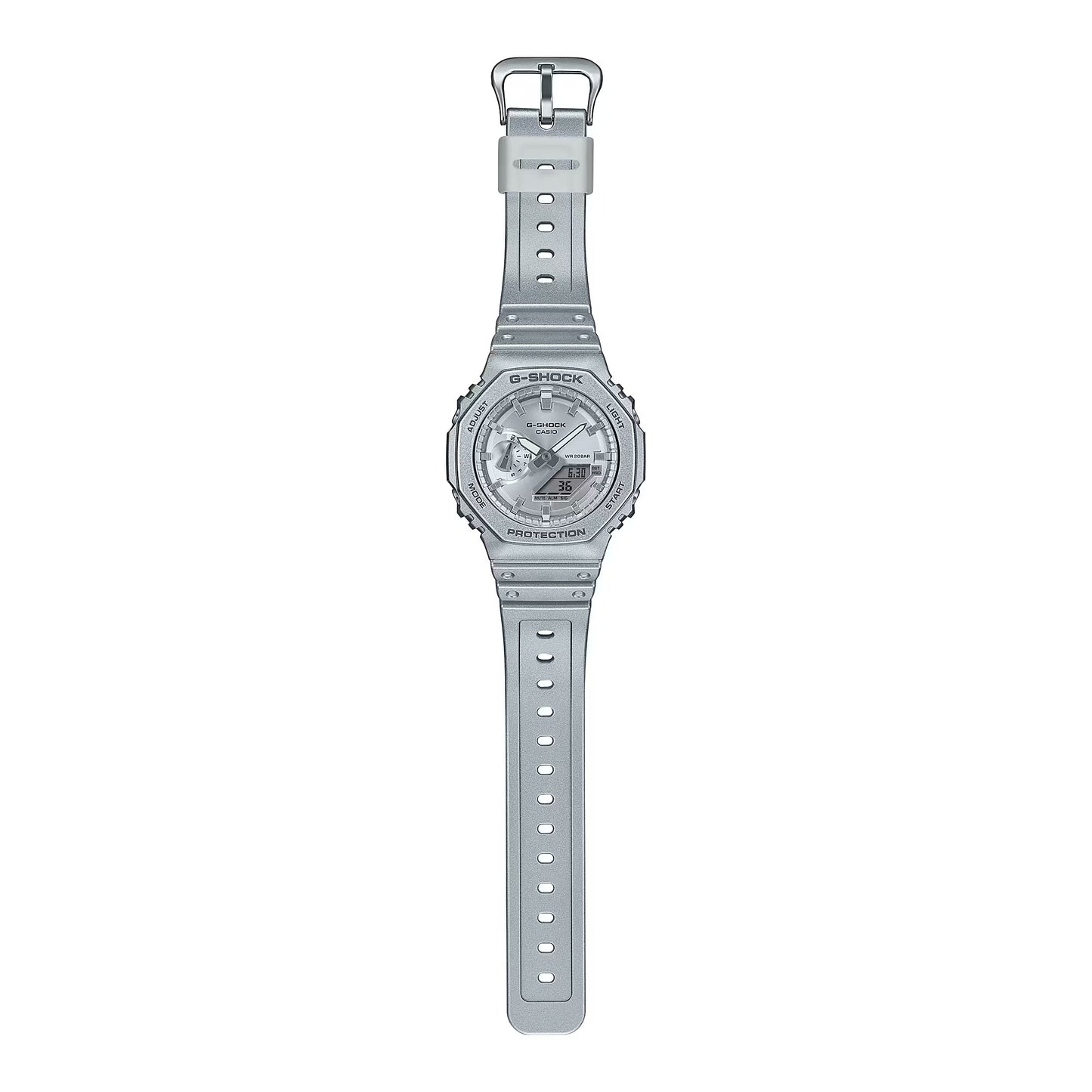 CASIO G-SHOCK GA-2100FF-8A "CASIOAK" SILVER A/D WATCH