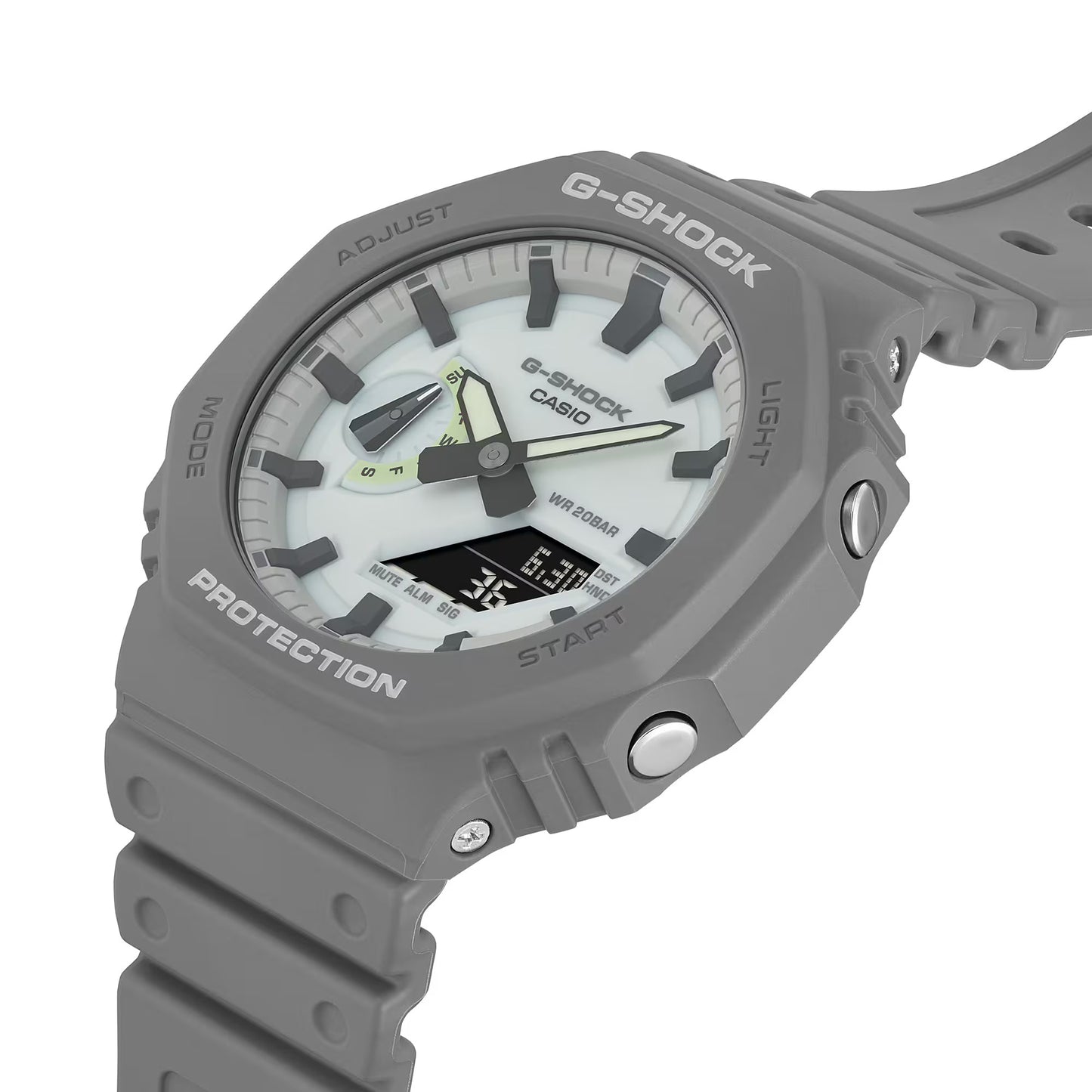 CASIO G-SHOCK GA-2100HD-8A "HIDDEN GLOW" GA2100 LUMINESCENT WATCH