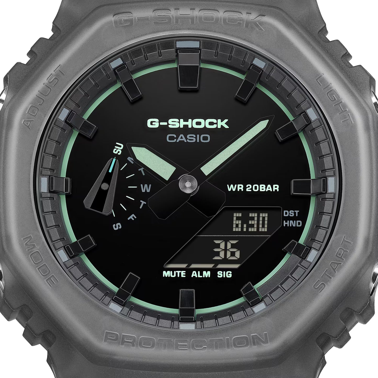 CASIO G-SHOCK GA-2100K-1A "CASIOAK" NEW RELEASE GRAY A/D WATCH