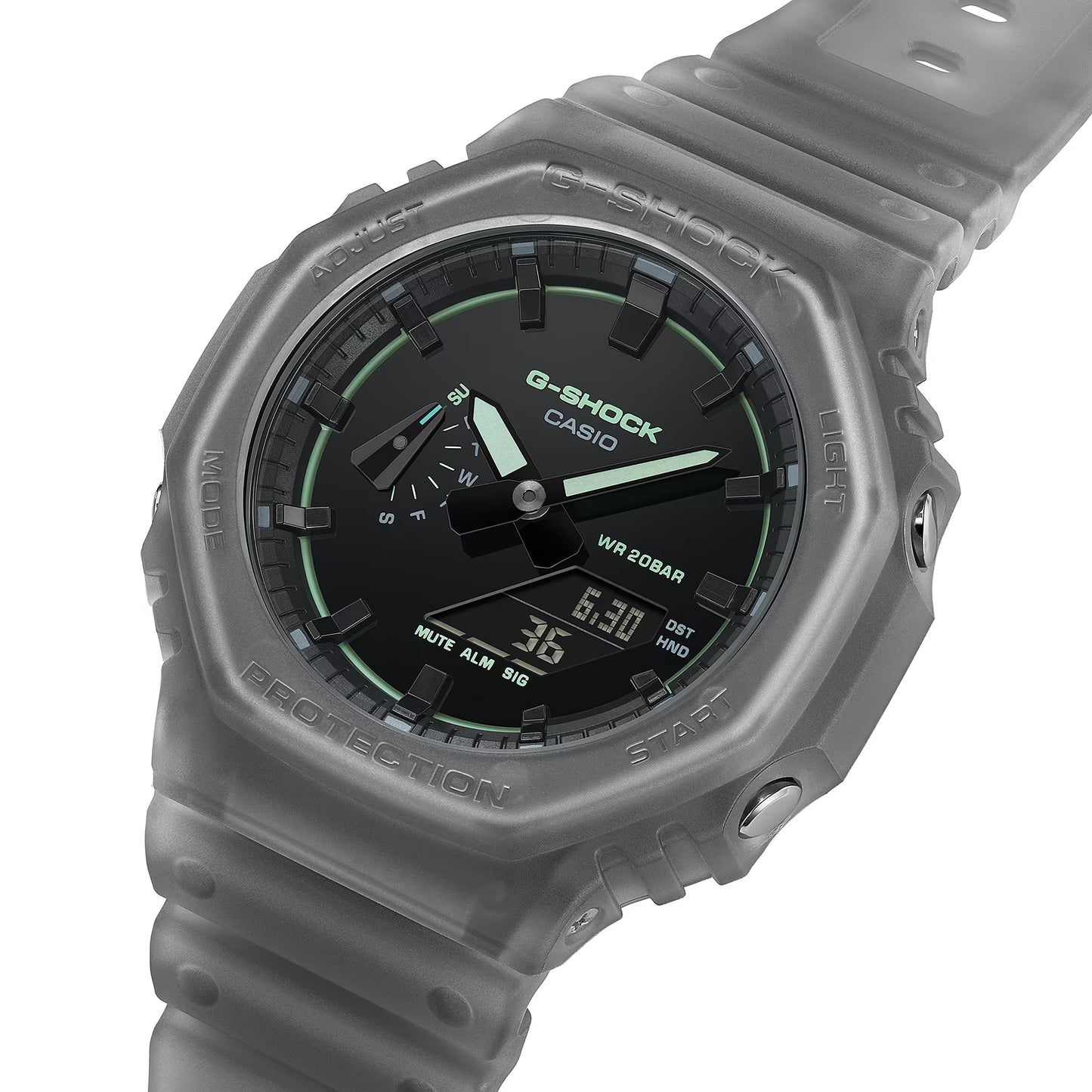 CASIO G-SHOCK GA-2100K-1A "CASIOAK" NEW RELEASE GRAY A/D WATCH