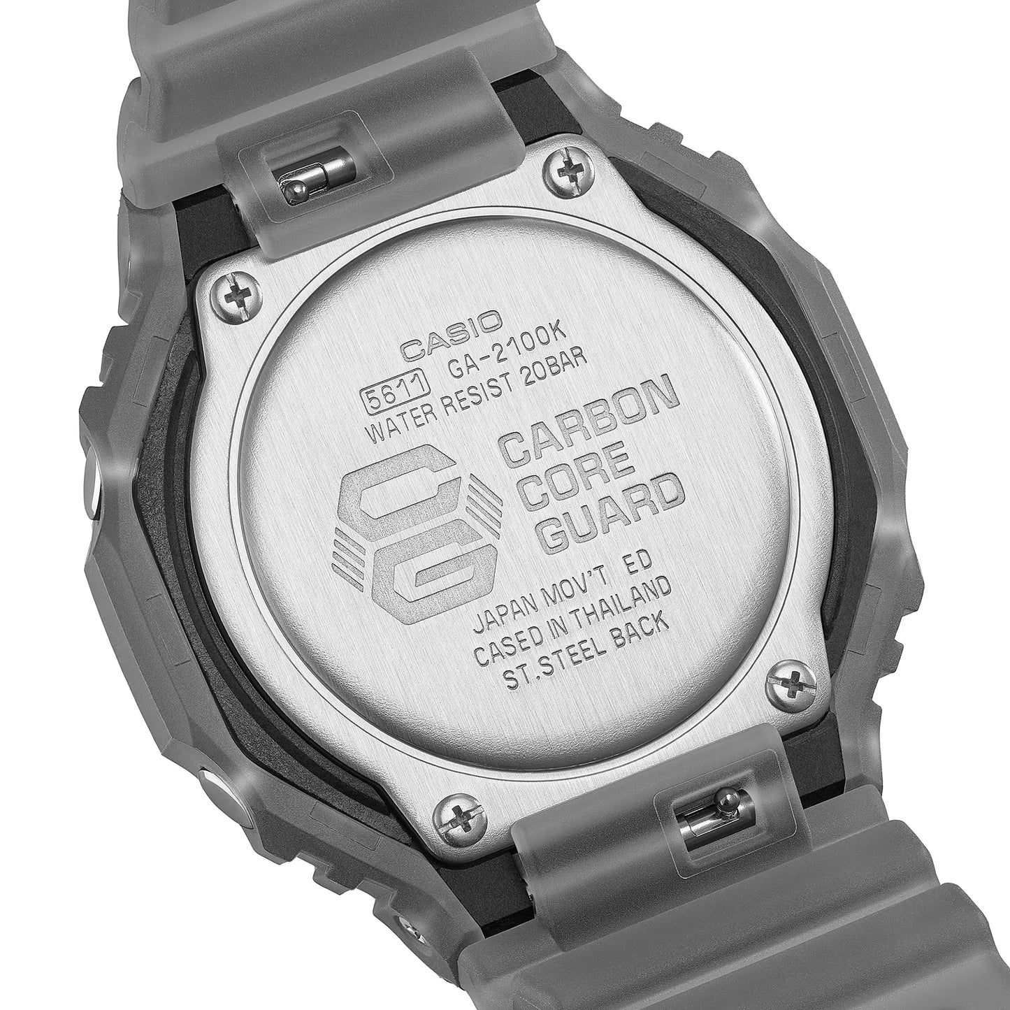 CASIO G-SHOCK GA-2100K-1A "CASIOAK" NEW RELEASE GRAY A/D WATCH