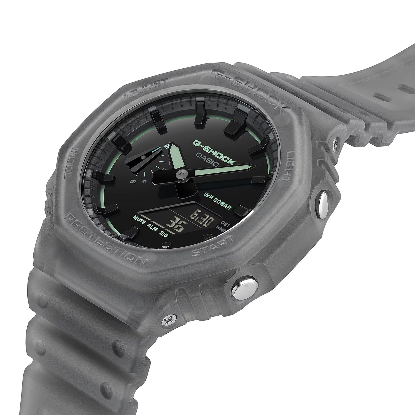 CASIO G-SHOCK GA-2100K-1A "CASIOAK" NEW RELEASE GRAY A/D WATCH