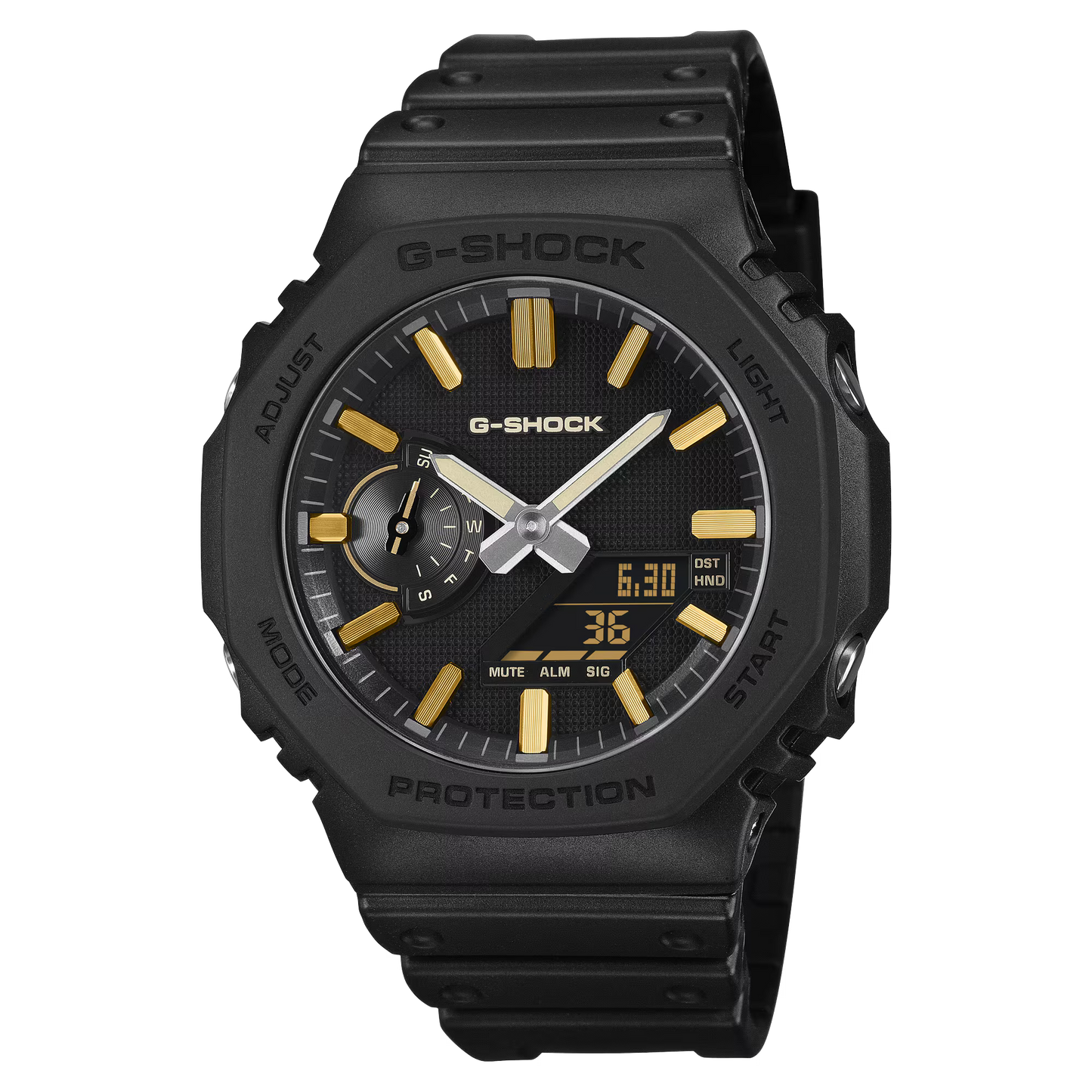 CASIO G-SHOCK GA2100LXB-1A9 "CASIOAK" BLACK / GOLD NEW MEN'S WATCH