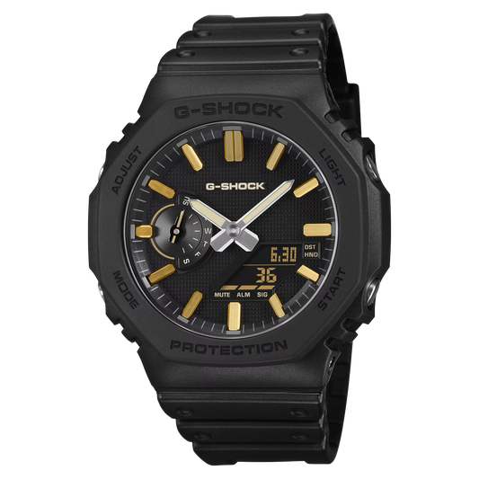 CASIO G-SHOCK GA2100LXB-1A9 "CASIOAK" BLACK / GOLD NEW MEN'S WATCH