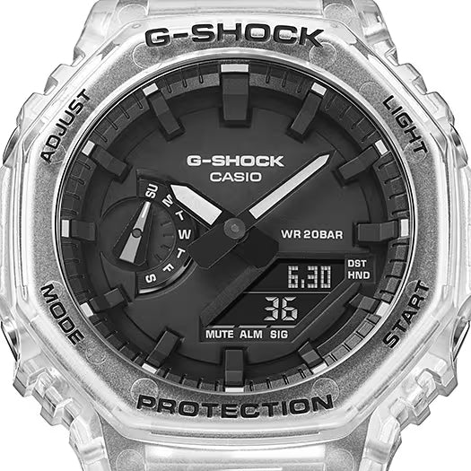 CASIO G-SHOCK GA-2100SKE-7A "CASIOAK" TRANSPARENT A/D WATCH