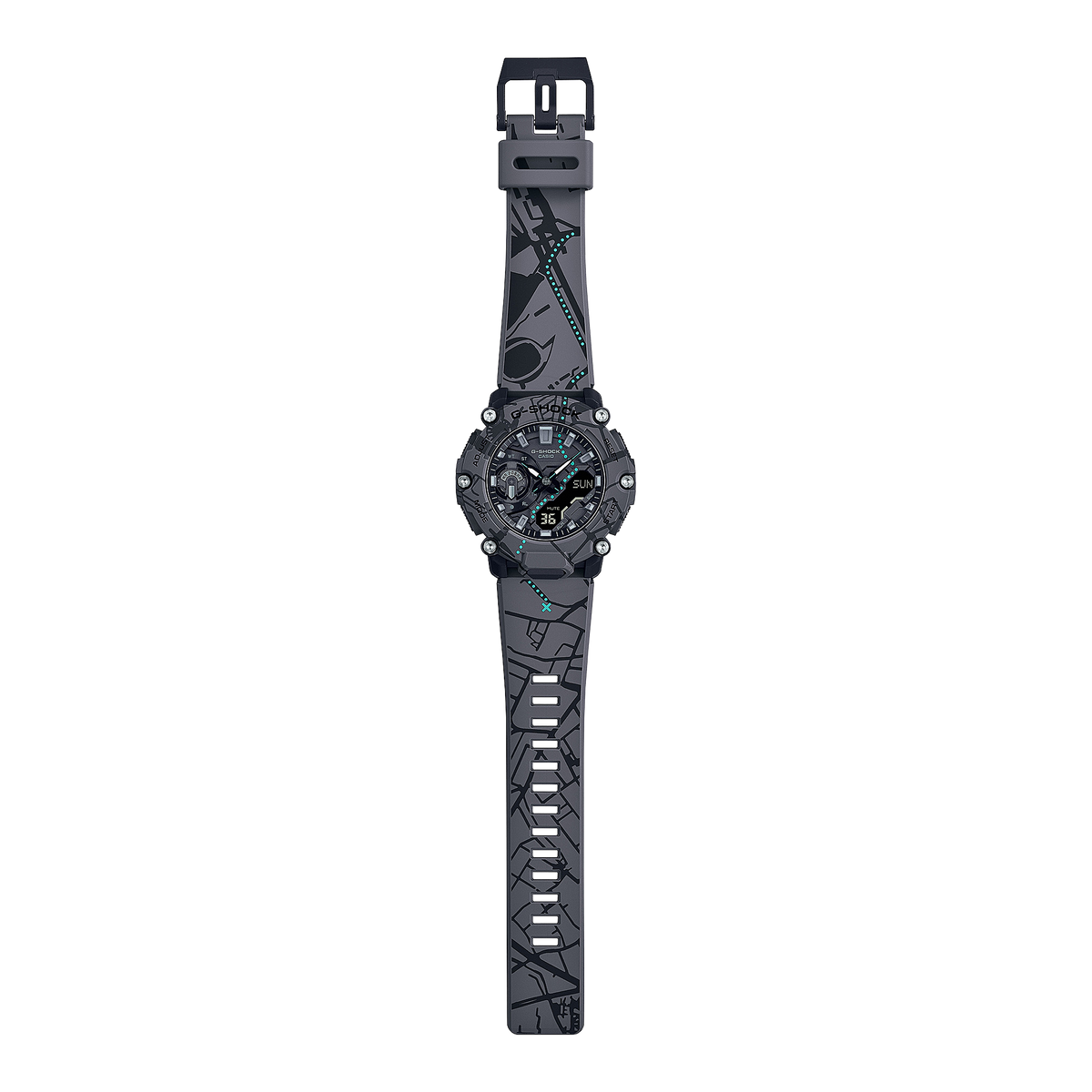 CASIO G-SHOCK GA-2200SBY-8A GREY "TREASURE HUNT" A/D MEN'S WATCH
