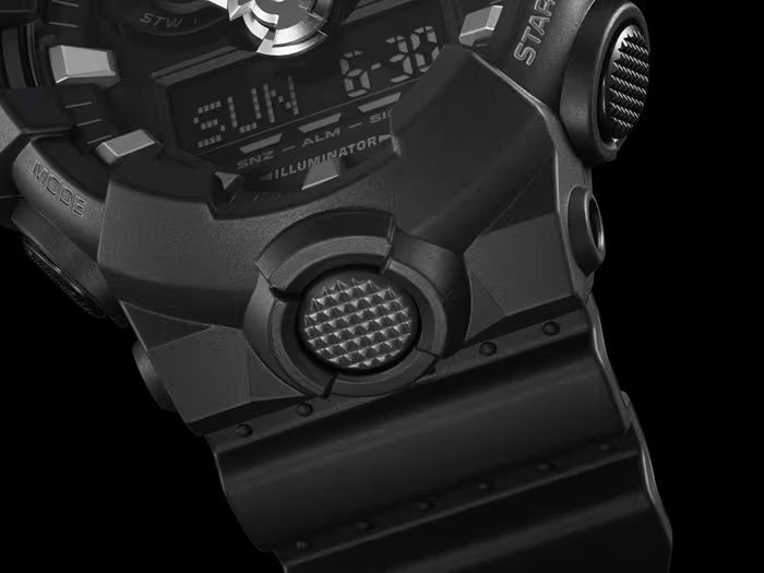 CASIO G-SHOCK GA-700-1B BLACK A/D WATCH