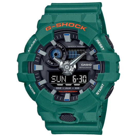 CASIO G-SHOCK GA-700SC-3A GREEN A/D WATCH