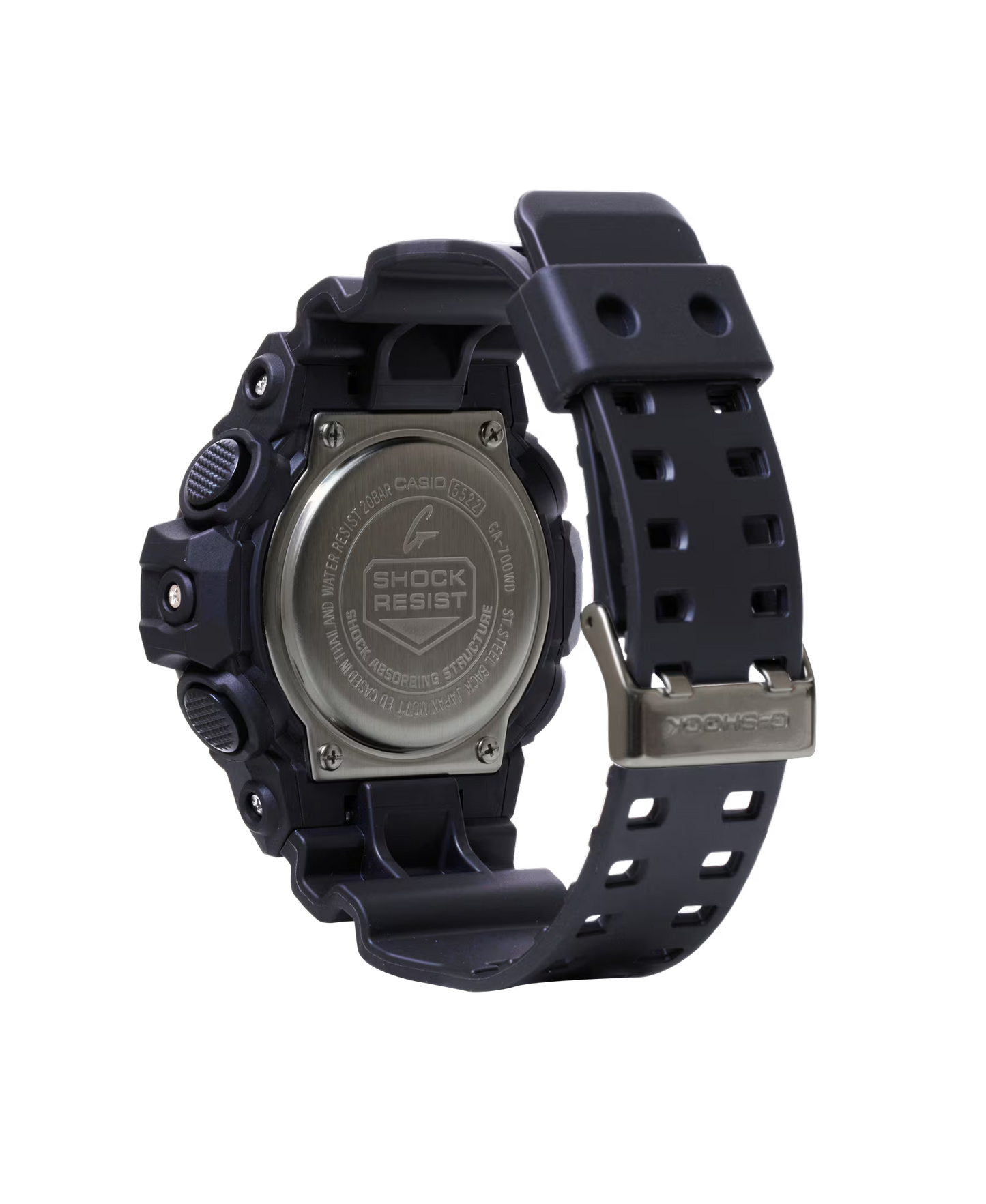 CASIO G-SHOCK GA-700WD-1A GA700WD-1A WHITE DIAL BLACK MEN'S WATCH