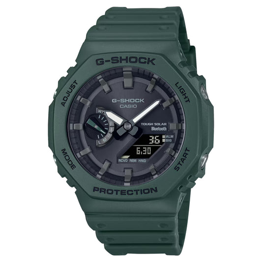 CASIO G-SHOCK GA-B2100-3A "CASIOAK" GREEN SOLAR BLUETOOTH A/D WATCH