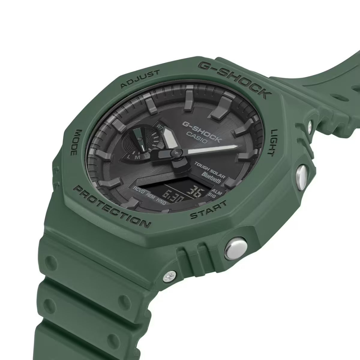 CASIO G-SHOCK GA-B2100-3A "CASIOAK" GREEN SOLAR BLUETOOTH A/D WATCH