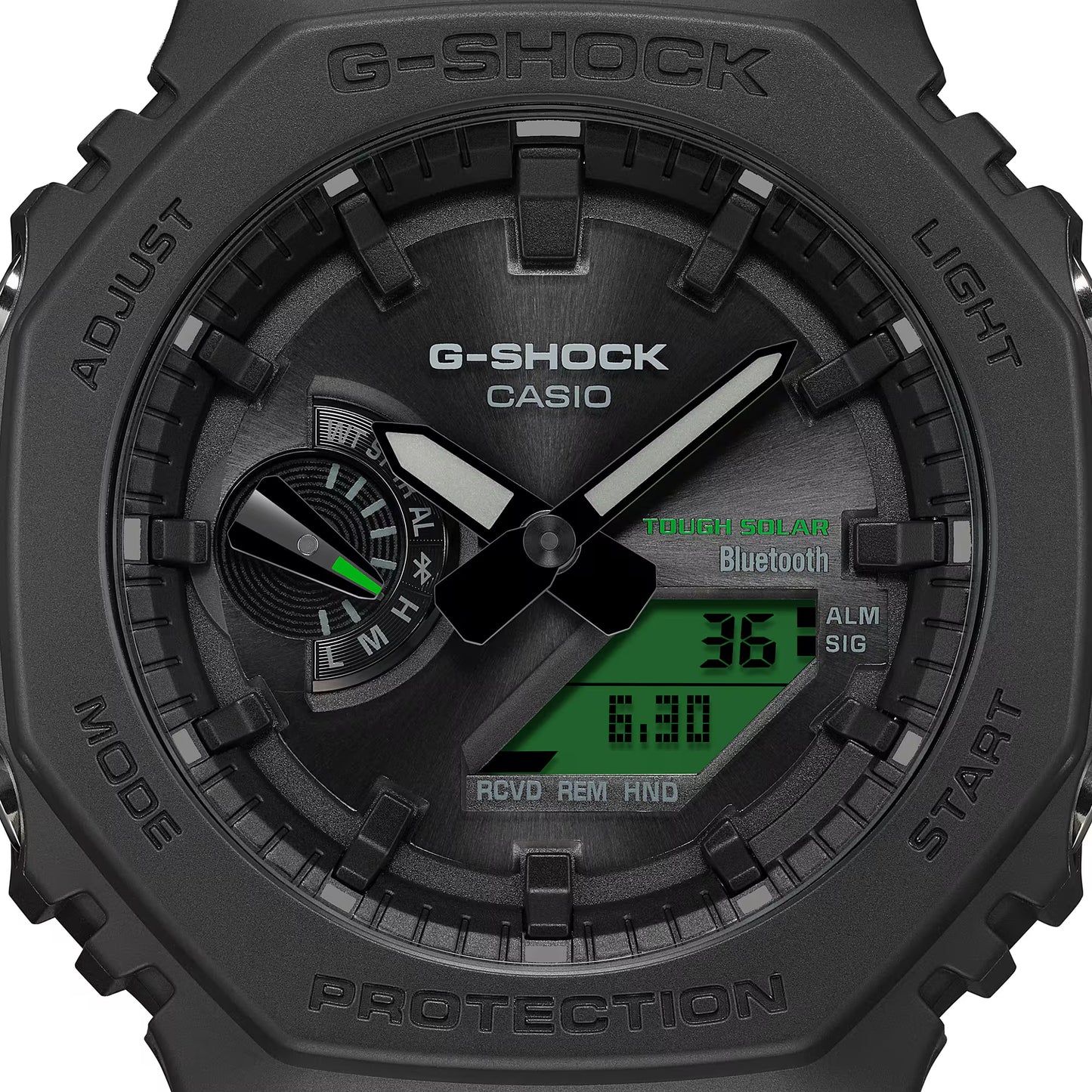 CASIO G-SHOCK GA-B2100BEG-1A ELECTRO GREEN SOLAR MEN'S WATCH