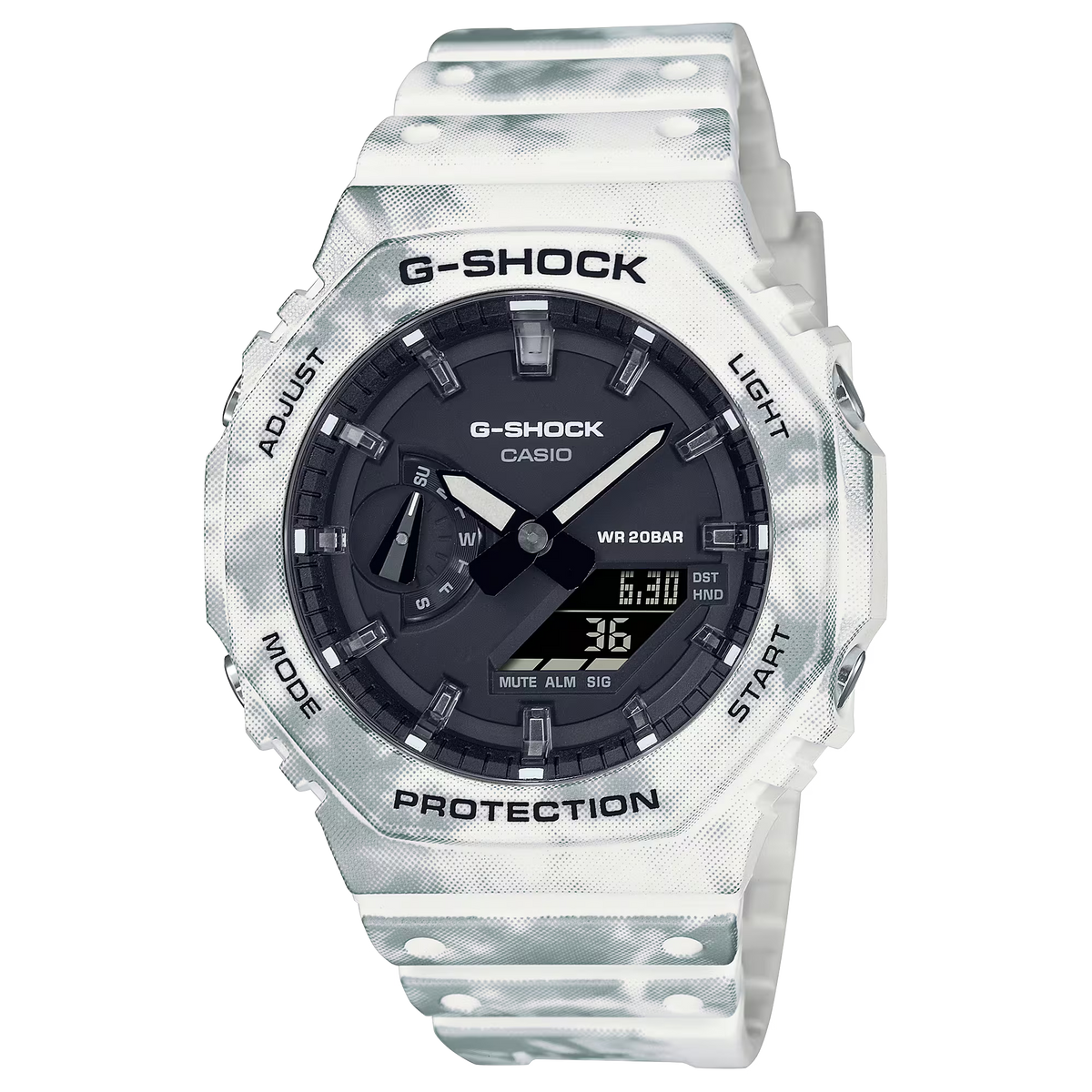 CASIO G-SHOCK GAE-2100GC-7A SNOW CAMOUFLAGE BOX SET