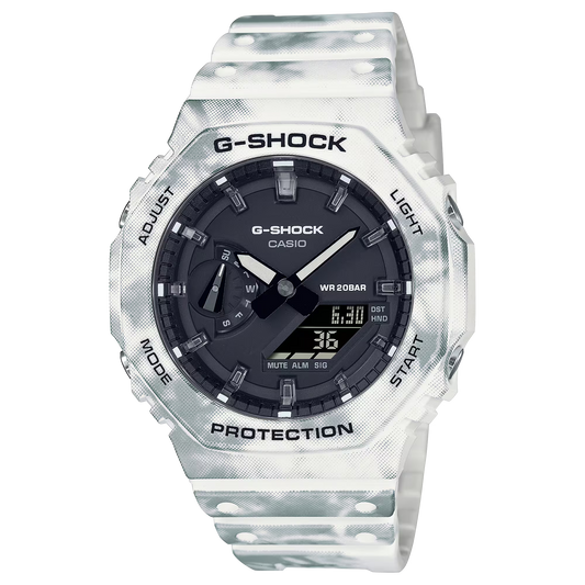CASIO G-SHOCK GAE-2100GC-7A SNOW CAMOUFLAGE BOX SET