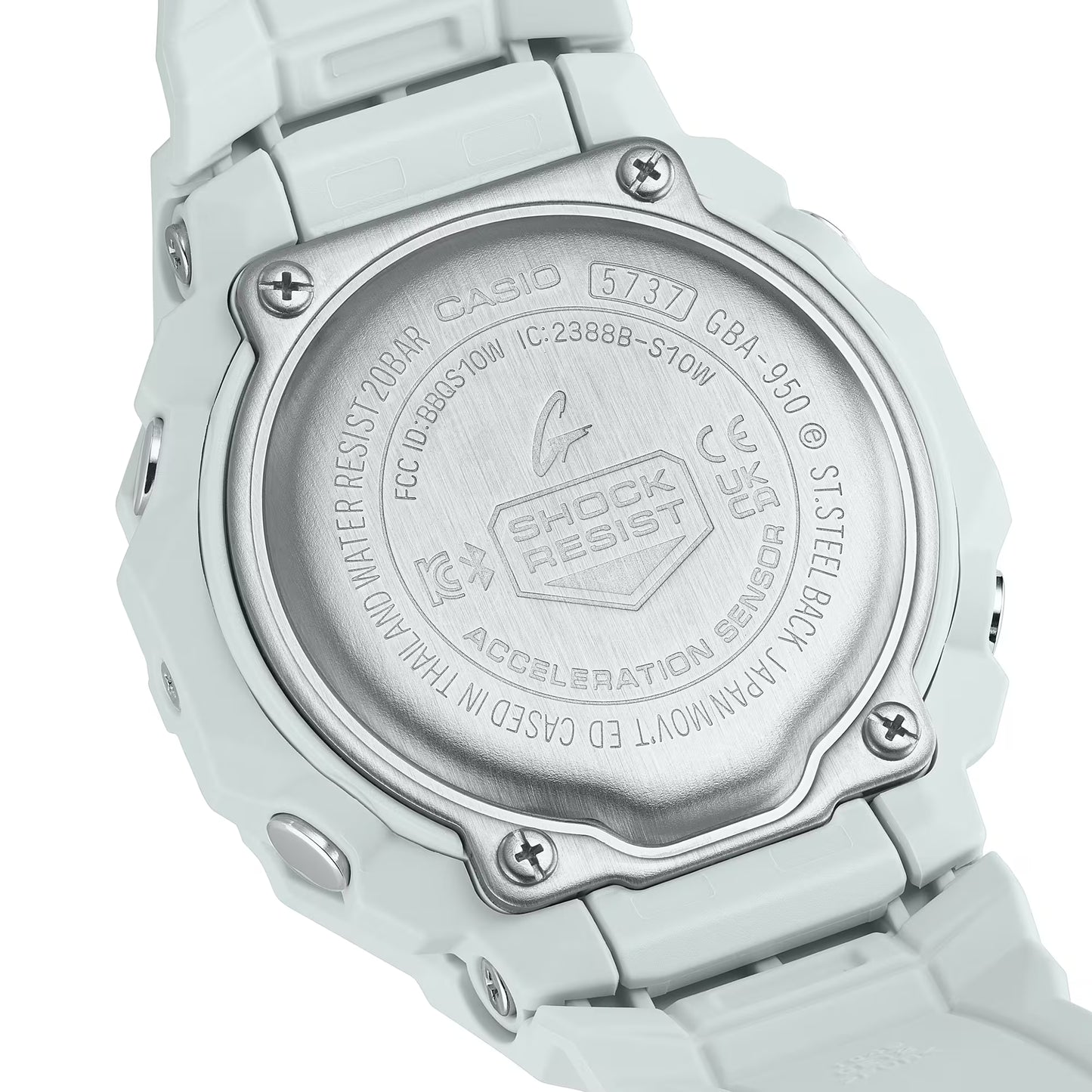 CASIO G-SHOCK GBA-950-7A MOVE BLUETOOTH WHITE A / D MEN'S WATCH