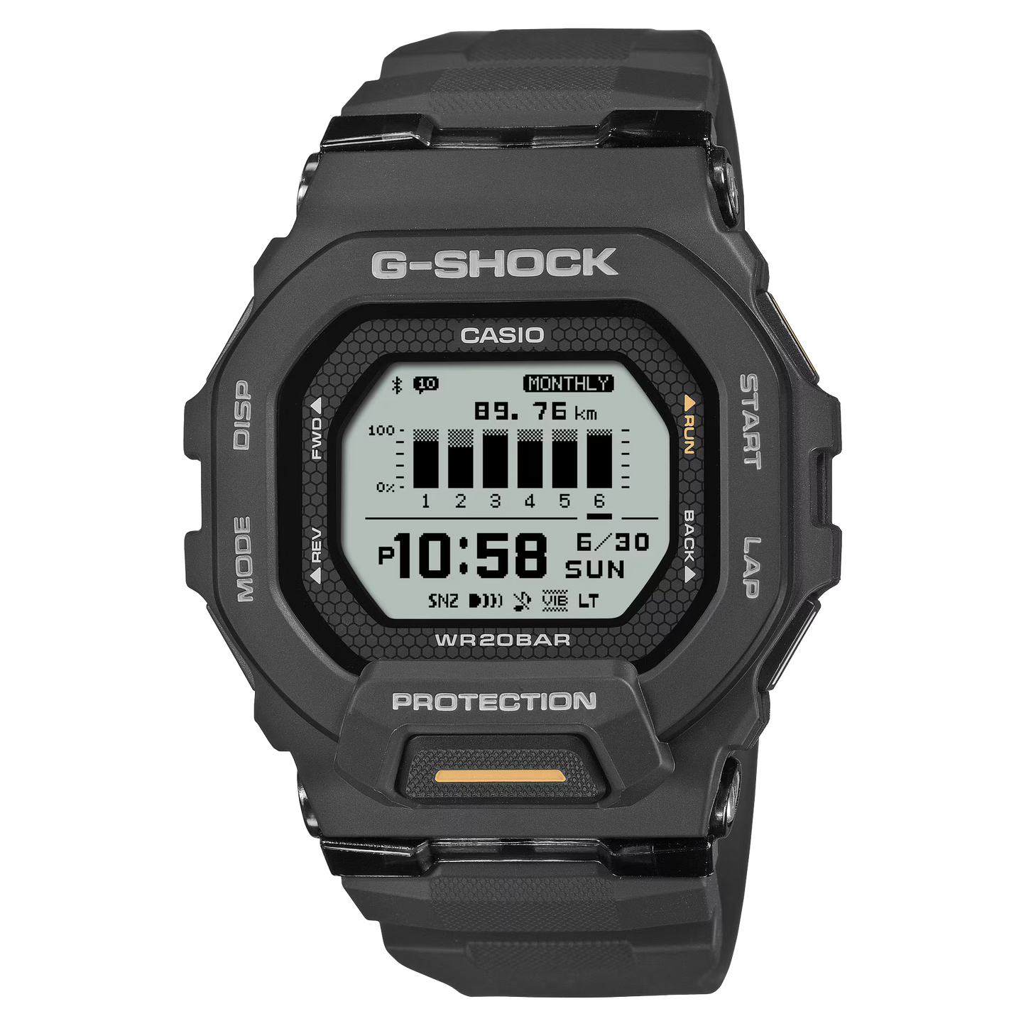 CASIO G-SHOCK GBD200-1A1 GBD-200-1A1 BLUETOOTH BLACK DIGITAL WATCH