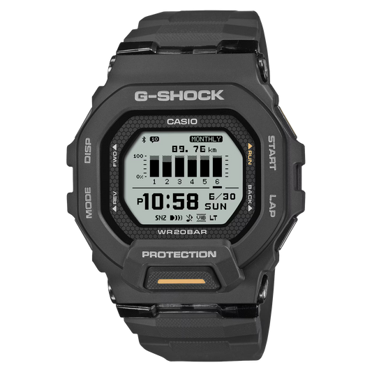 CASIO G-SHOCK GBD200-1A1 GBD-200-1A1 BLUETOOTH BLACK DIGITAL WATCH