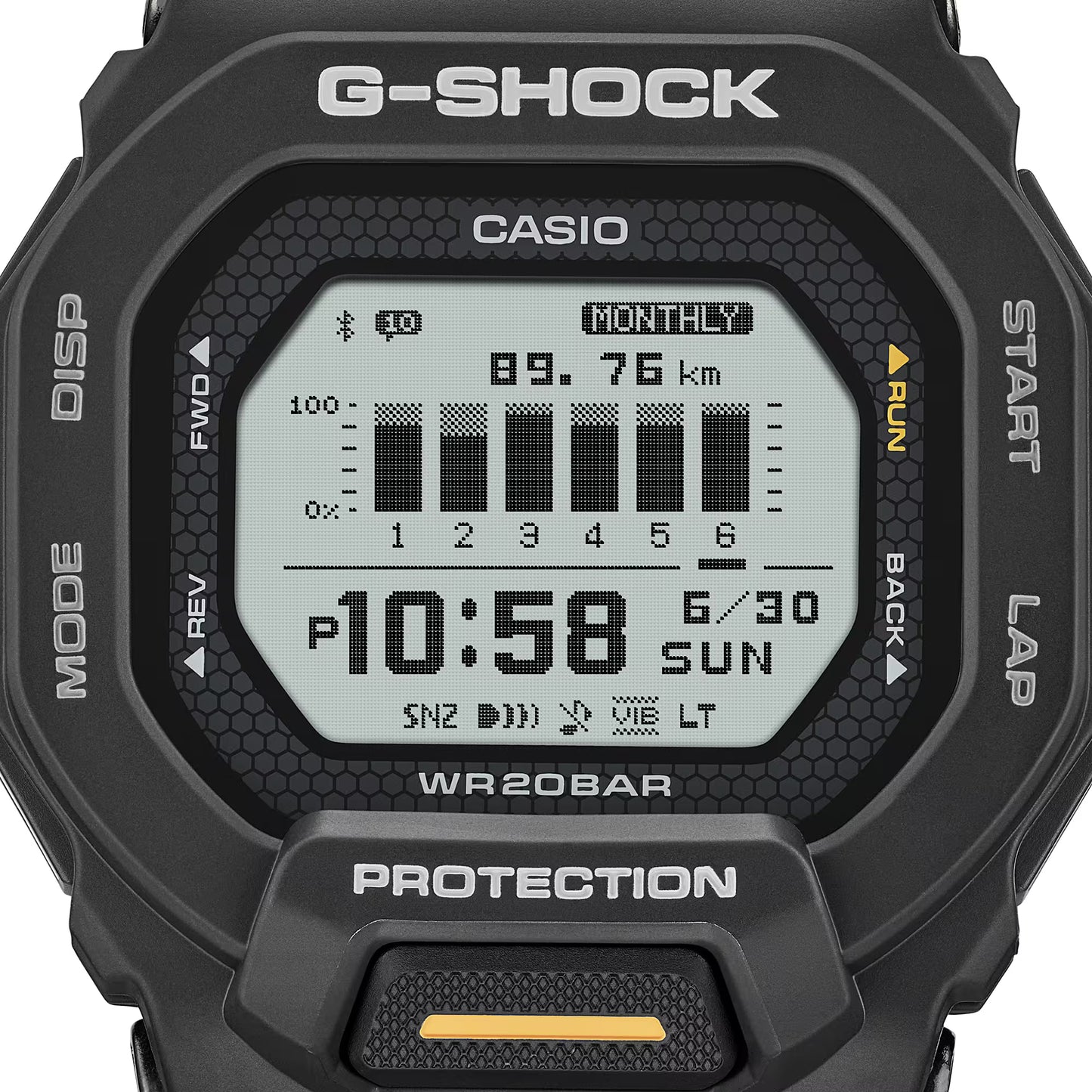 CASIO G-SHOCK GBD200-1A1 GBD-200-1A1 BLUETOOTH BLACK DIGITAL WATCH