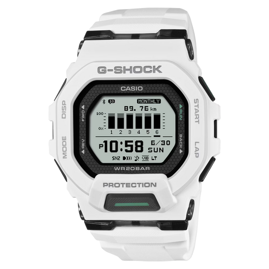 CASIO G-SHOCK GBD200-7A GBD-200-7A BLUETOOTH WHITE DIGITAL WATCH