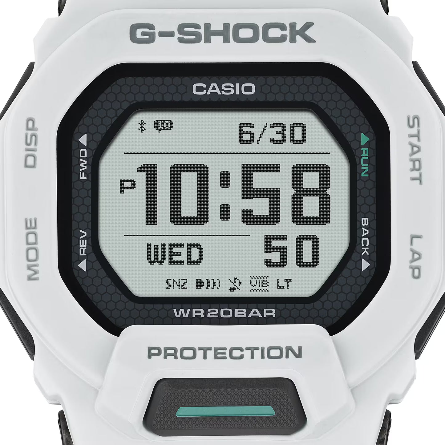 CASIO G-SHOCK GBD200-7A GBD-200-7A BLUETOOTH WHITE DIGITAL WATCH
