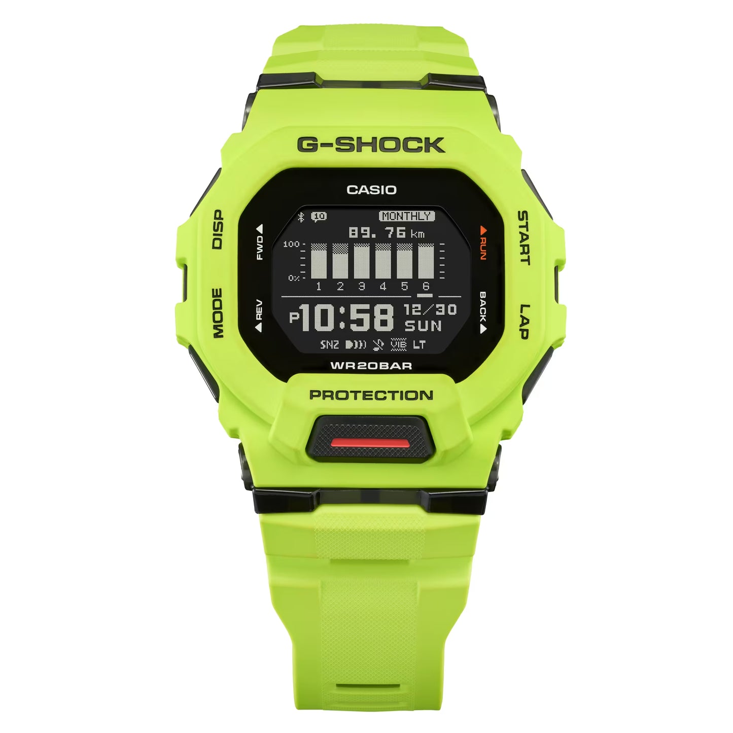 CASIO G-SHOCK GBD-200-9 GBD200-9 DIGITAL WATCH YELLOW