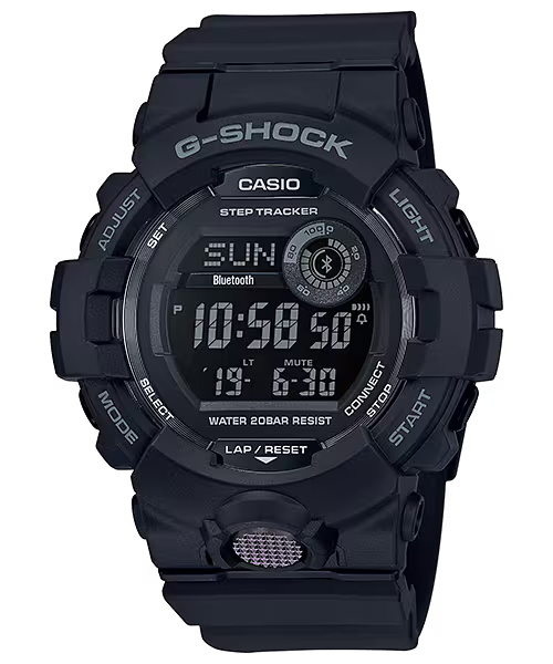 CASIO G-SHOCK GBD-800-1B GBD800-1B BLUETOOTH BLACK DIGITAL WATCH