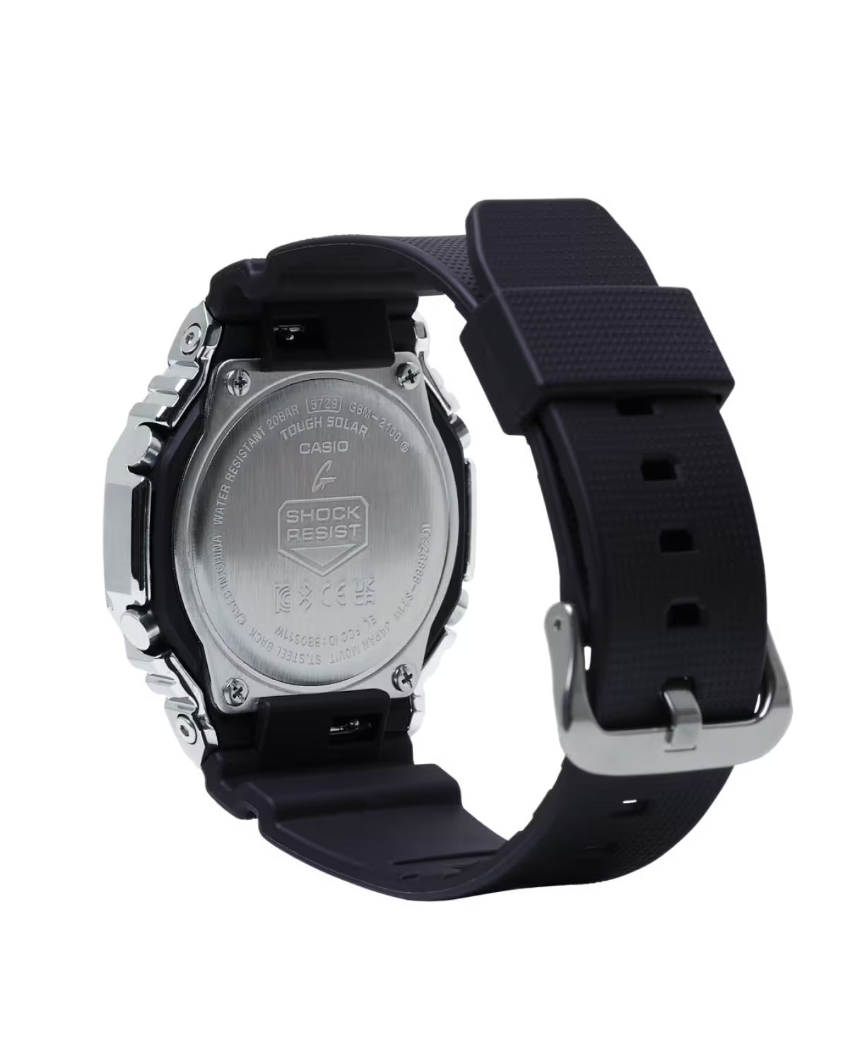 CASIO G-SHOCK GBM-2100-1A "CASIOAK" SOLAR BLUETOOTH G-STEEL WATCH
