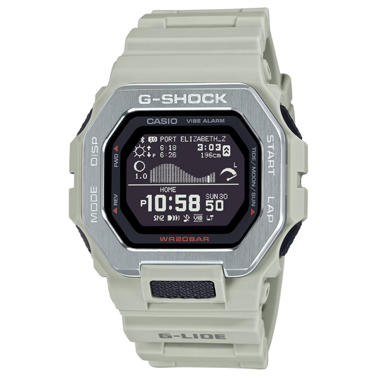 CASIO G-SHOCK GBX-100-8 G-LIDE BLUETOOTH GRAY / TAN DIGITAL WATCH