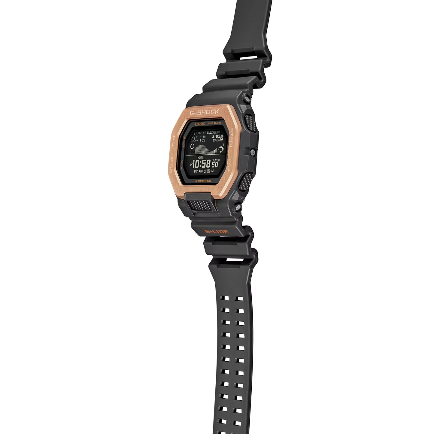 CASIO G-SHOCK GBX-100NS-4 G-LIDE GOLD/BLACK DIGITAL WATCH