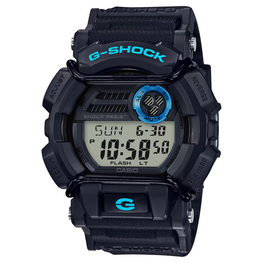 CASIO G-SHOCK GD400-1B2 GD-400-1B2 BLACK/BLUE DIGITAL WATCH