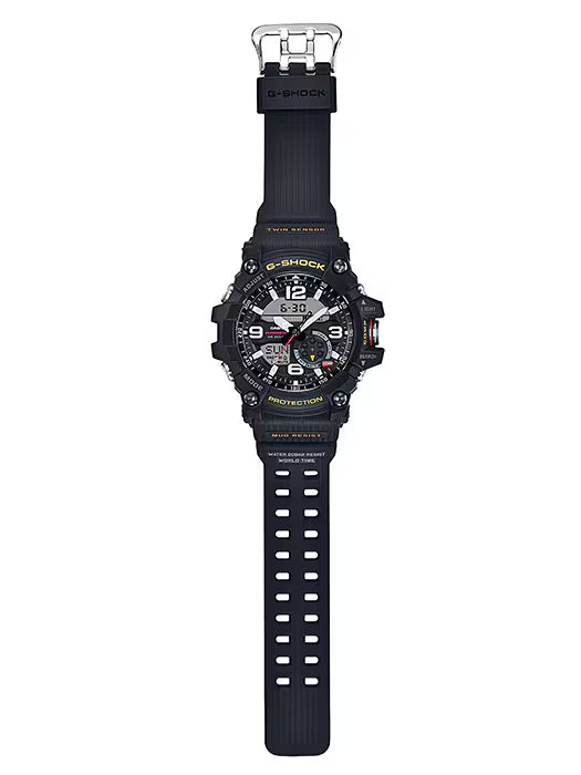 CASIO G-SHOCK GG-1000-1A MUDMASTER TWIN SENSOR BLACK MEN'S WATCH